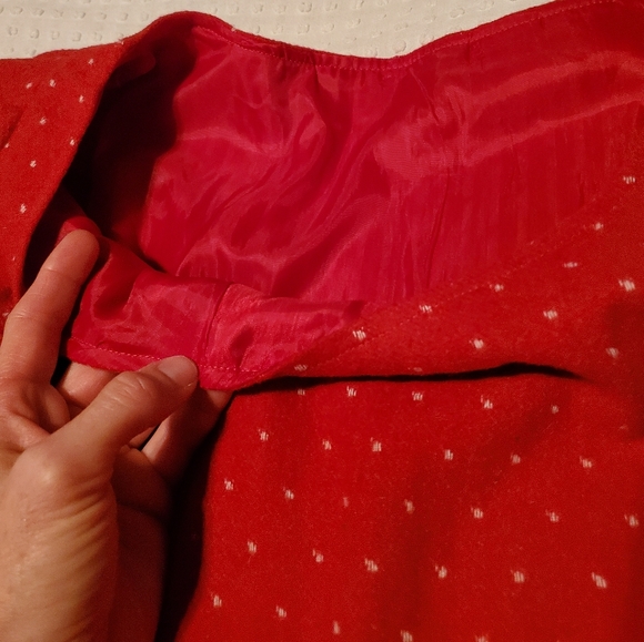 Vintage 60's Red Sweetheart Dress sz S - Picture 10 of 10